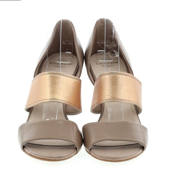 Cole Haan Grand Os Open Toe High Heel Sz 9B - Picture 2 of 12